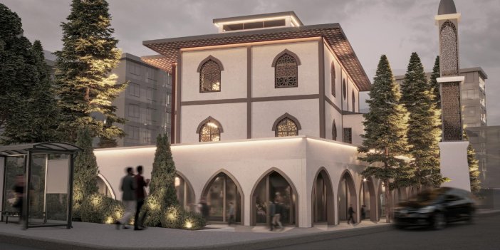 Depremde Hasar Alarak Yıkılan Fatma Gölcü Camii, Hızla Yükseliyor