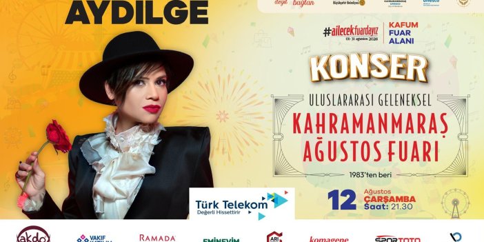 KAFUM Fuar Alanı Aydilge’nin Şarkıları ile Renklenecek