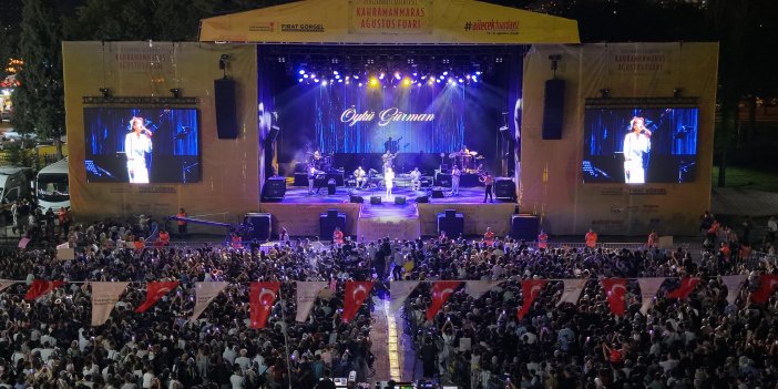 Kahramanmaraş Ağustos Fuarı’na Öykü Gürman İmzası; KAFUM’da Müzik Ziyafeti