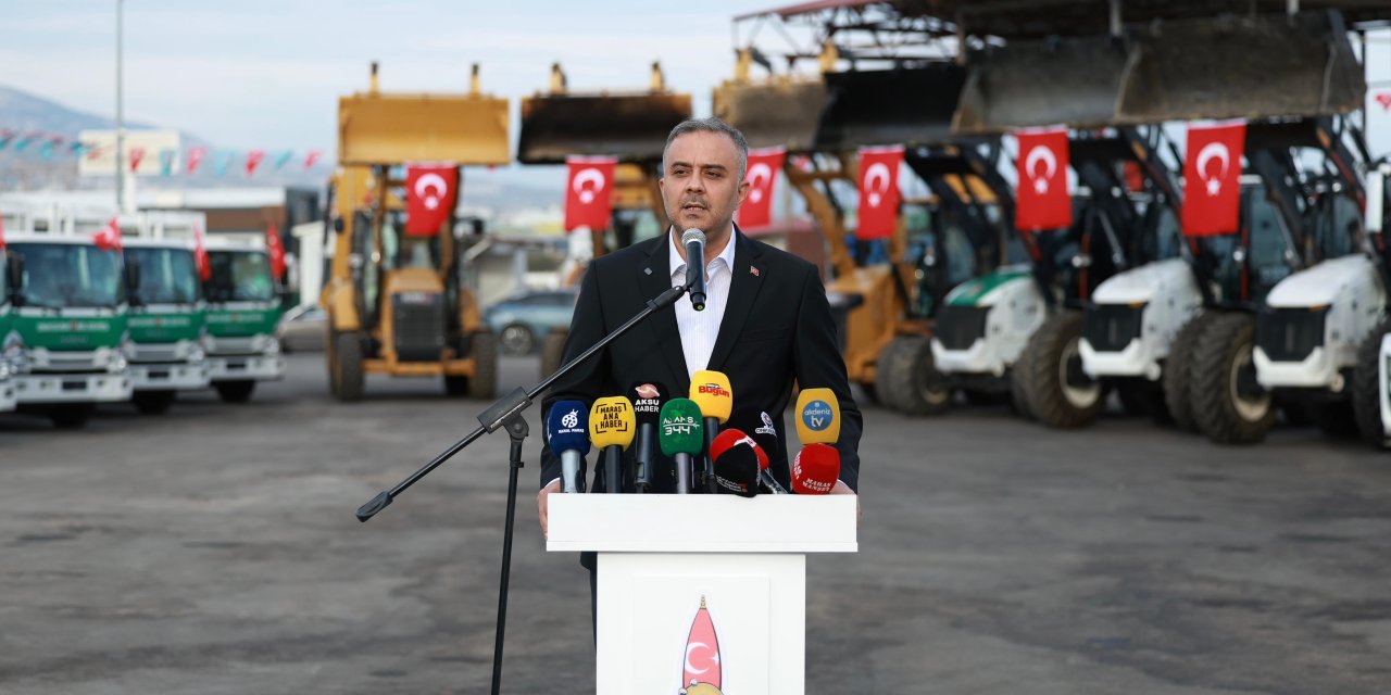 Onikişubat Belediyesi’nin 200 Milyon TL’lik yatırımla 30 yeni hizmet aracı göreve başladı