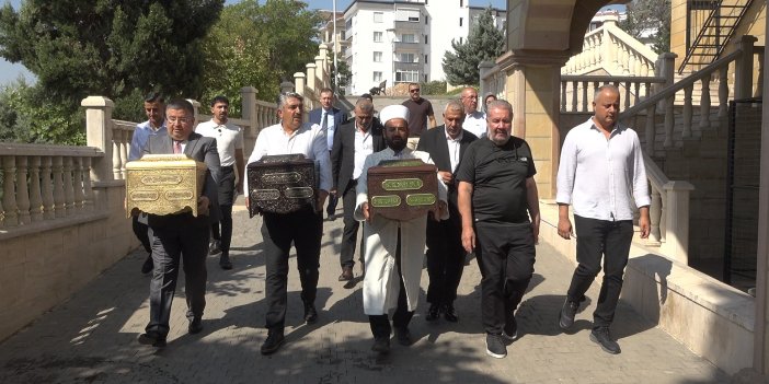 Kabe Örtüleri ve Mukaddes Emanetler Kahramanmaraş’a ulaştı