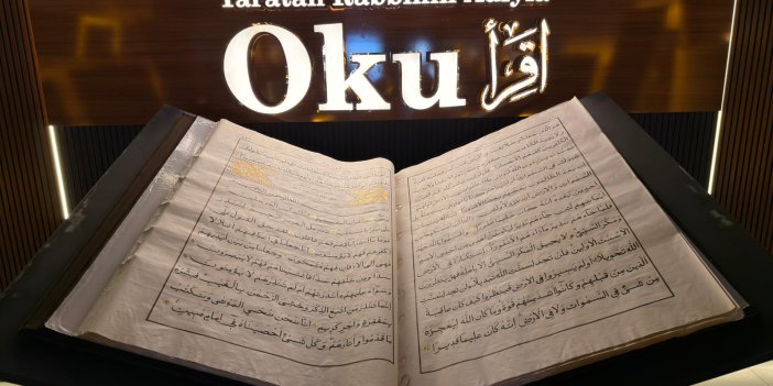 Dünyanın en büyük ikinci el yazması Kur’an-ı Kerim’i Kahramanmaraş’ta ziyarete açılıyor