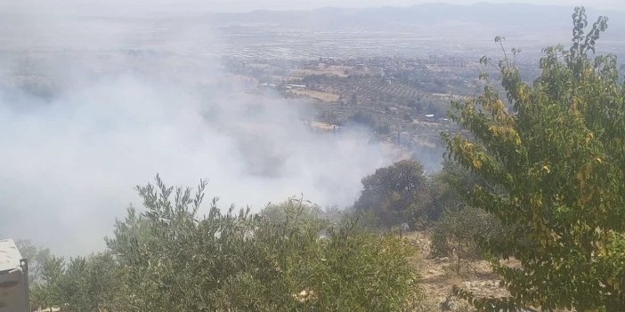 Kahramanmaraş’ta ziraat yangını korkuttu