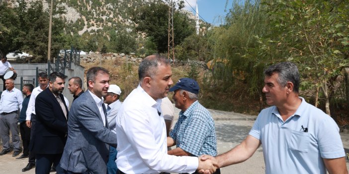 Başkan Toptaş, Kertmen’de güreş sahasını inceledi