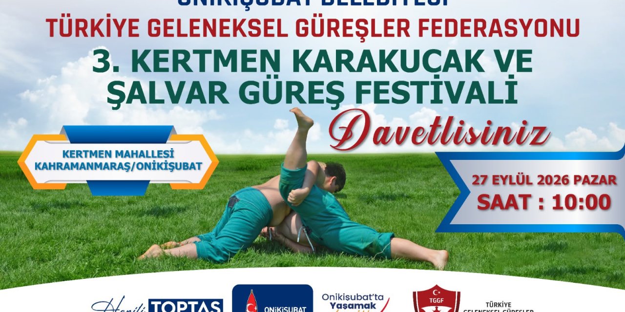 Türk güreşinin nabzı bu yıl da Onikişubat Belediyesi imzasıyla Kertmen’de atacak