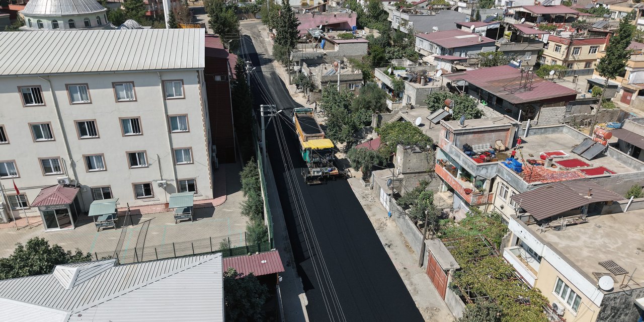 Kahramanmaraş Şeyh Şamil Sokak Sokak, Cadde Cadde Sıcak Asfaltla Buluştu