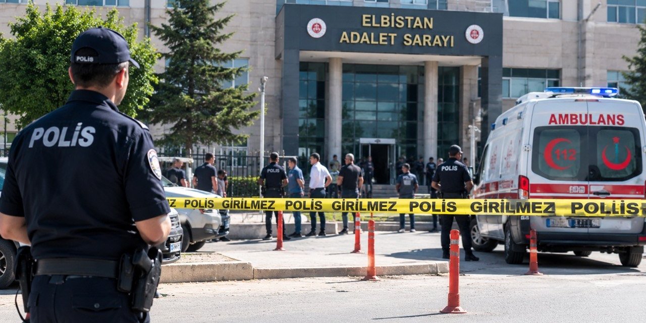 Adliye önünde silahlı kavga: 3 yaralı