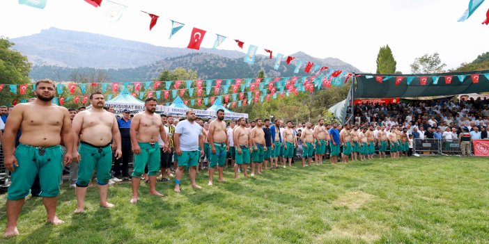 20 yıl sonra Kertmen’de kurulan er meydanının başpehlivanları belli oldu