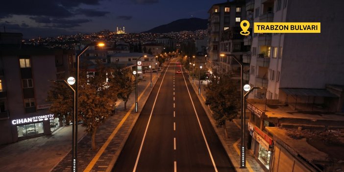Kahramanmaraş Trabzon Bulvarı’nda Dönüşümü Etap Etap Sürdürüyor