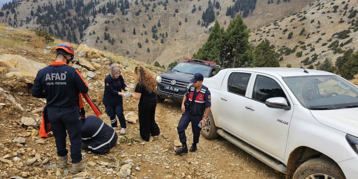 Kahramanmaraş’ta Dağlık Arazide Fenalaştı AFAD Yetişti
