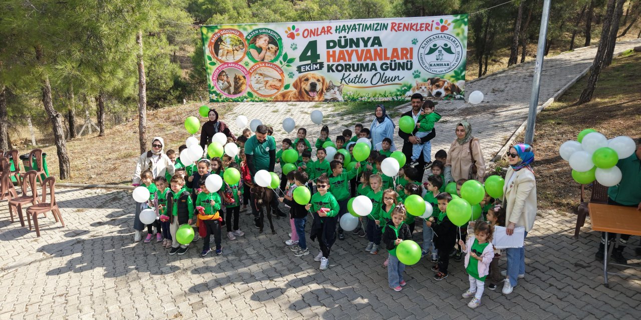 Kahramanmaraş’ta Minikleri Can Dostlarla Buluşturdu
