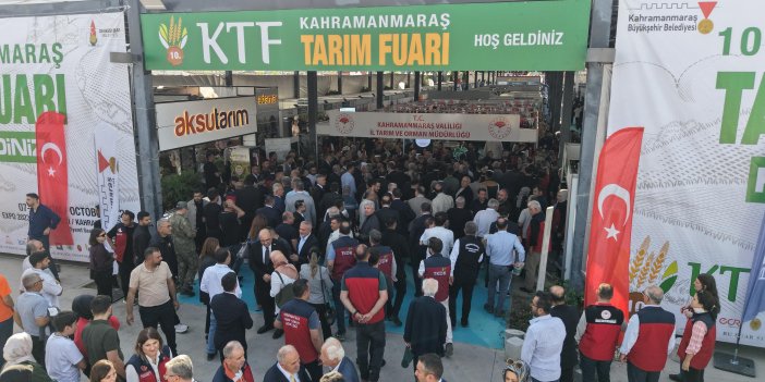 Kahramanmaraş 10. Tarım, Hayvancılık ve Gıda Fuarı’nın Resmi Açılışı Yapıldı