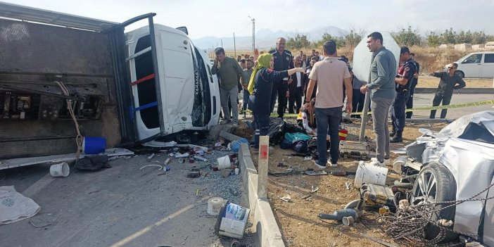 Kahramanmaraş’ta Feci Kaza: 1 Ölü, 7 Yaralı
