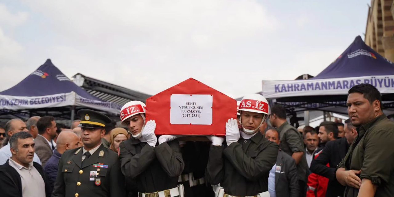 Şehit Uzman Çavuş Yusuf Güneş, Kahramanmaraş’ta toprağa verildi