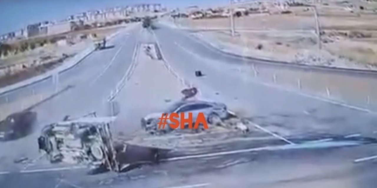 Kahramanmaraş’ta Feci Kazanın Güvenlik Kamerası Görüntüleri Ortaya Çıktı