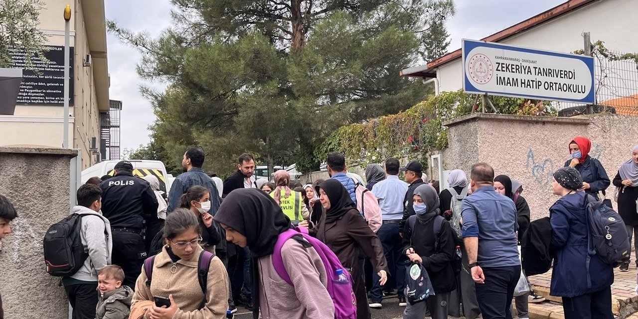 Kahramanmaraş’ta okulda koku paniği: 20 öğrenci hastaneye kaldırıldı