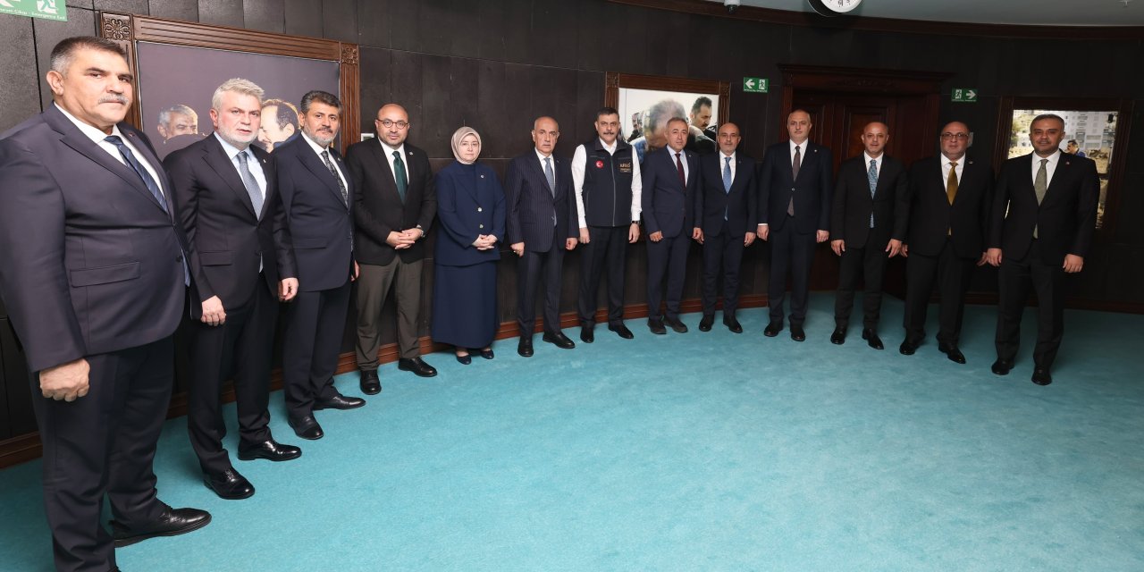 AK Parti Kahramanmaraş Heyetinden İçişleri Bakanı Çiftçi’ye Ziyaret