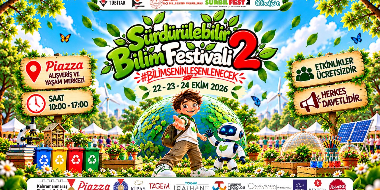 SÜRBİLFEST ile Bilimin Rüzgârı Kahramanmaraş’ta Esecek