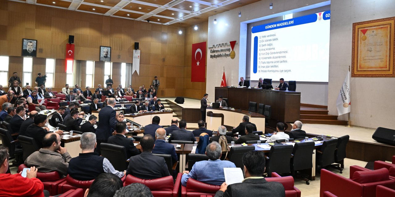 Kahramanmaraş Büyükşehir’de Ekim Ayı Olağan Meclisi Toplandı