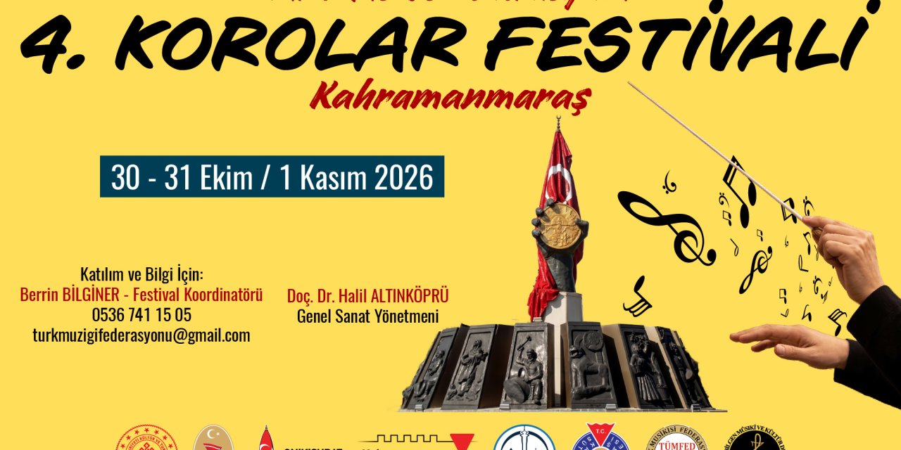 Kahramanmaraş, 4. Tümfed Korolar Festivali’ne Ev Sahipliği Yapacak