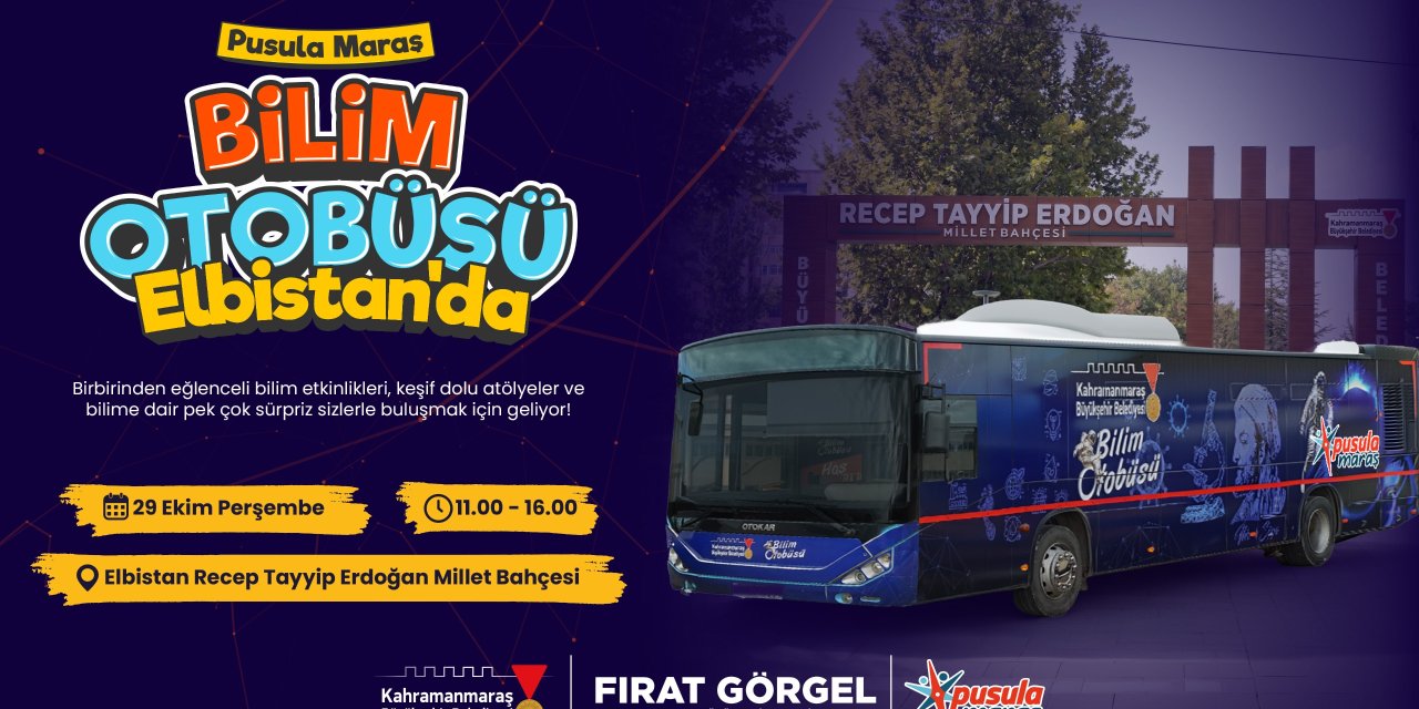 Bilim Otobüsü Elbistan’da!