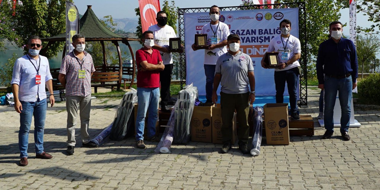 Kahramanmaraş 1. Ulusal Sazan Balığı Yakalama Yarışması düzenlendi