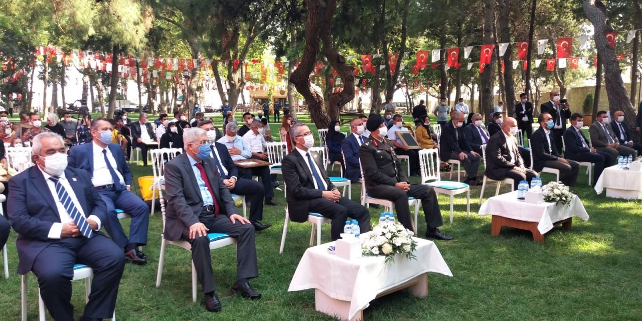 Kahramanmaraş'ta şehit ailelerine devlet övünç madalyası verildi