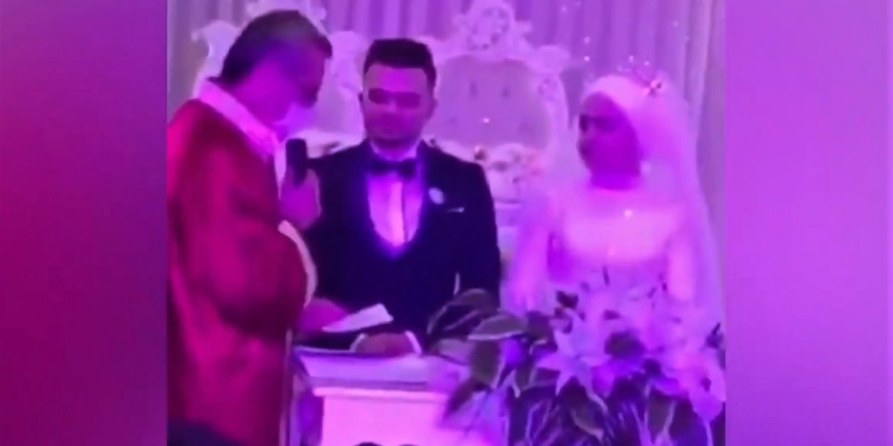 Damada nikah töreninde arkadaşlarından sürpriz