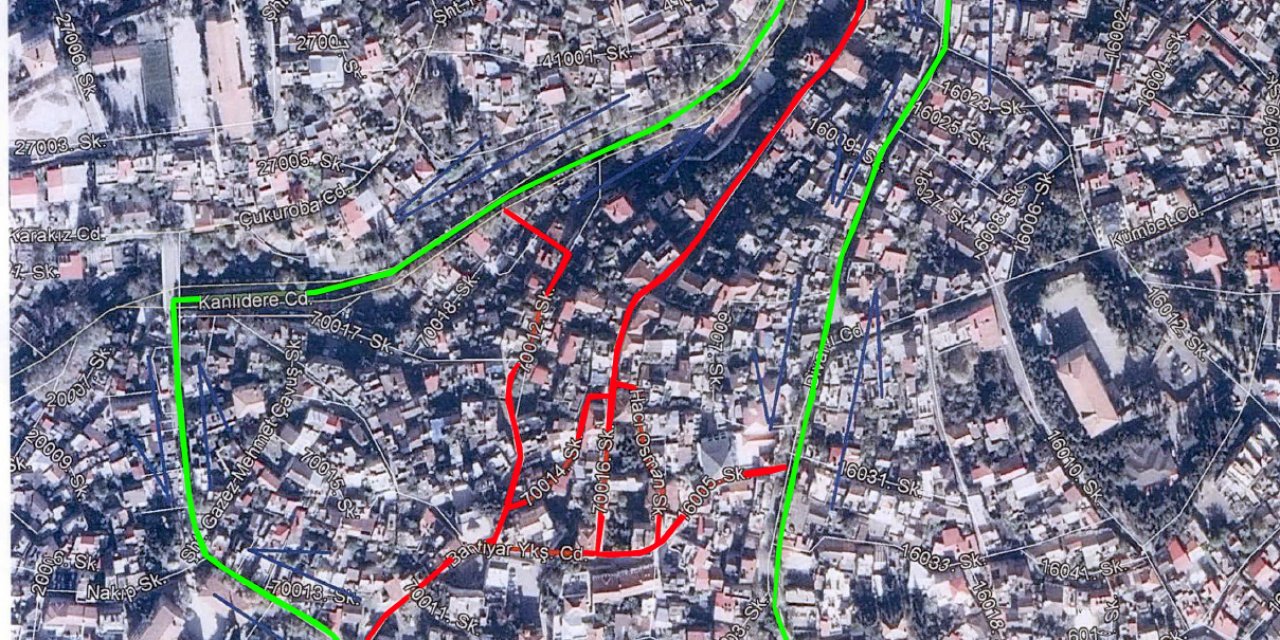 ‘Bahtiyar Yokuşu’ araç trafiğine kapatıldı