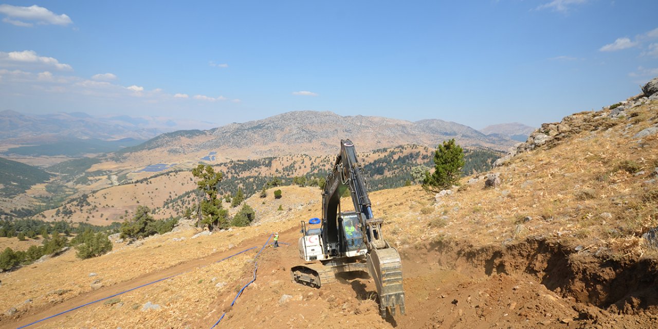 Elmalı'ya kaynak suyu