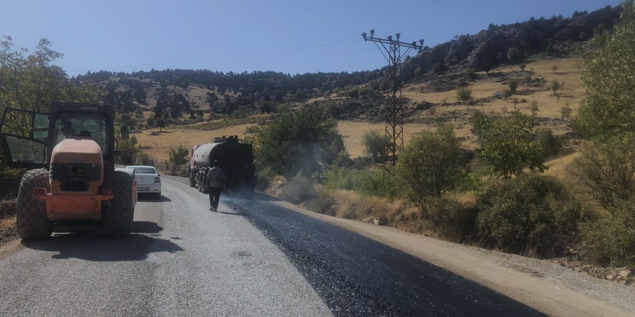 Nurhak-Biçim yolu yenileniyor