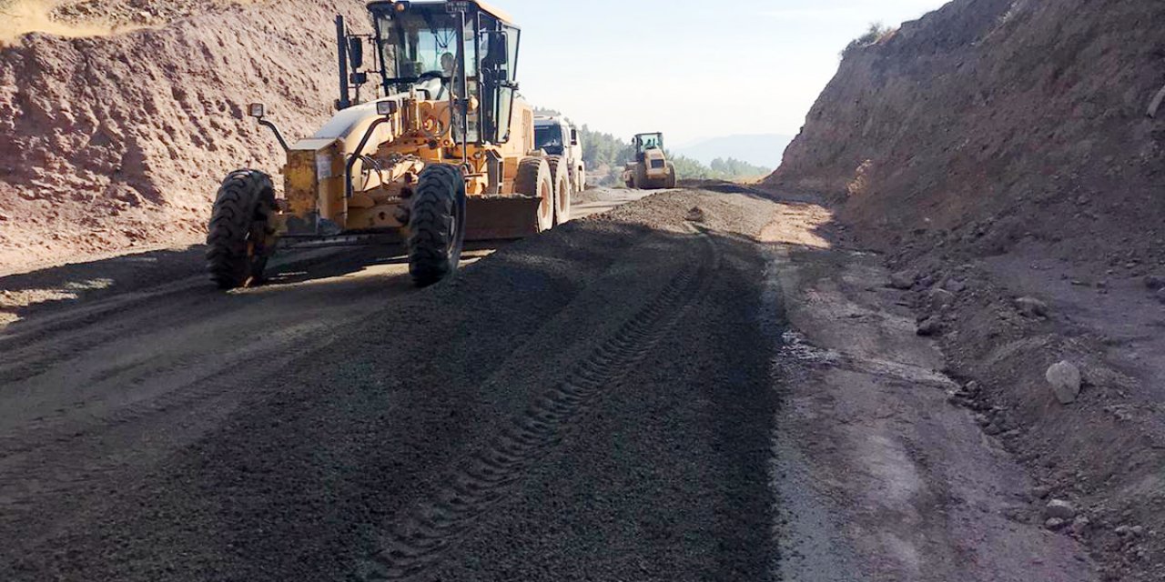 Onikişubat Kazmabağları Sarıçukur yolu yenileniyor
