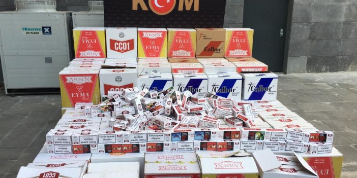 Kahramanmaraş’ta kaçak makaron operasyonu