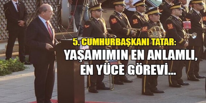 Ersin Tatar görevine başladı
