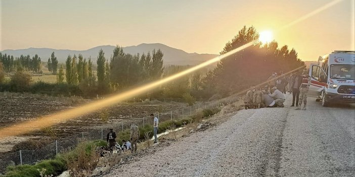 Su kanalına düşen motosiklet sürücüsü öldü
