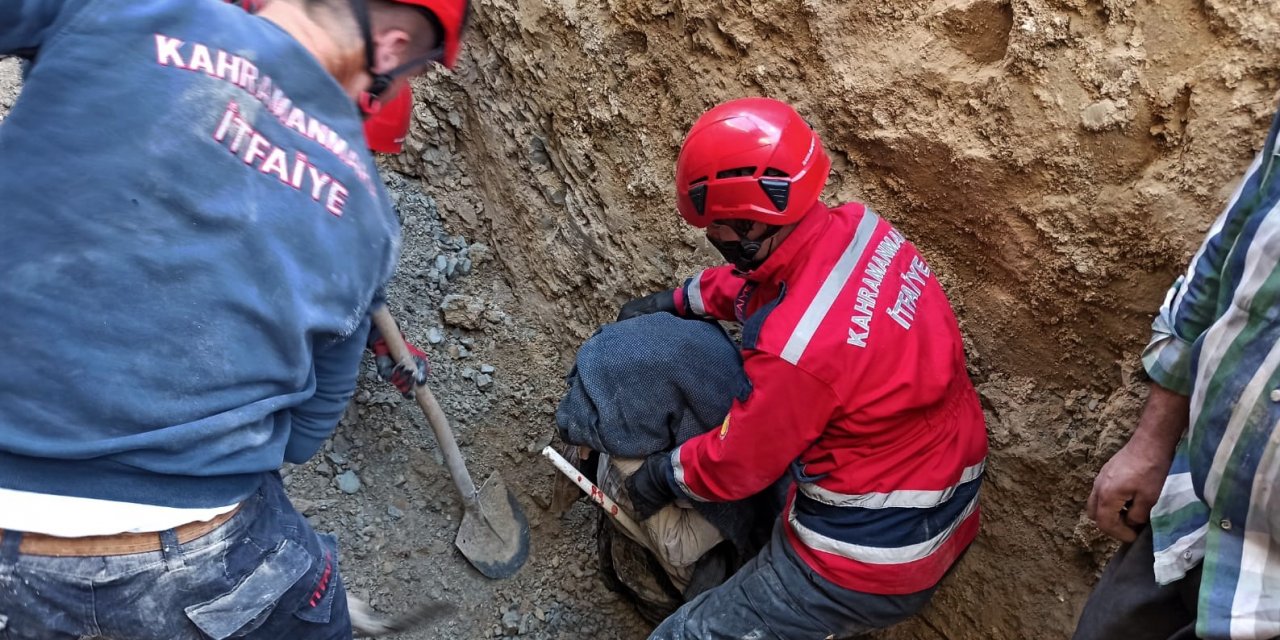 Kahramanmaraş’ta toprak altında kalan baba-oğul öldü