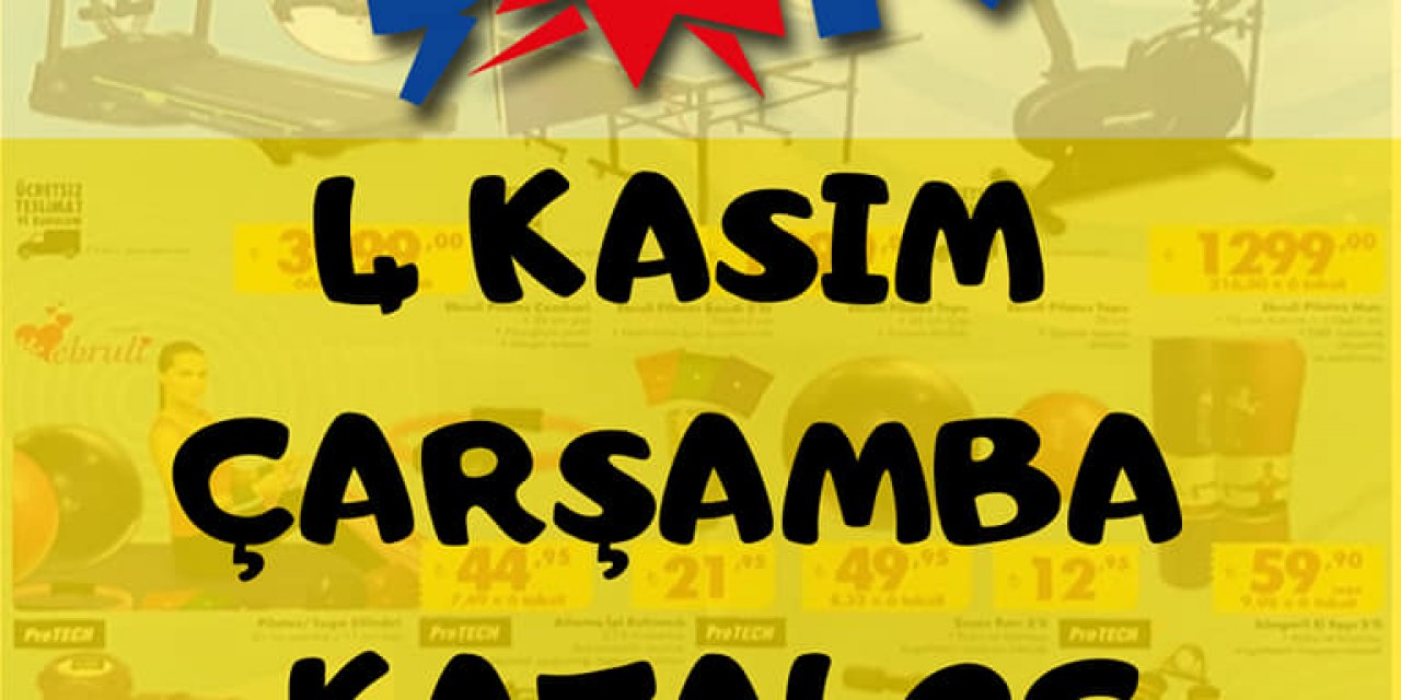 4 Kasım Şok indirim katalogları