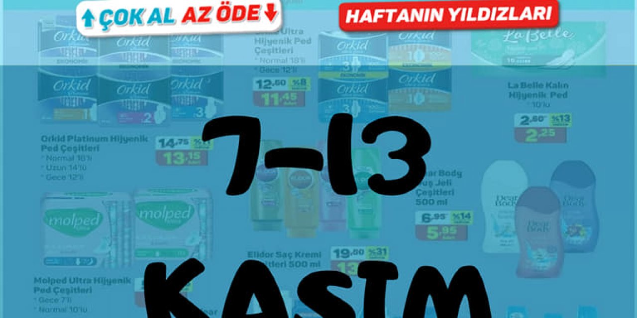 7-13 Kasım A101 indirim katalogları