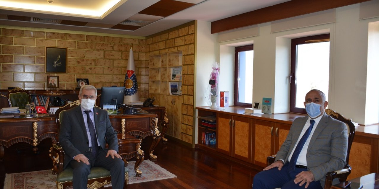 Vali Yardımcısı Hersanlıoğlu, Rektör Can’ı Ziyaret Etti