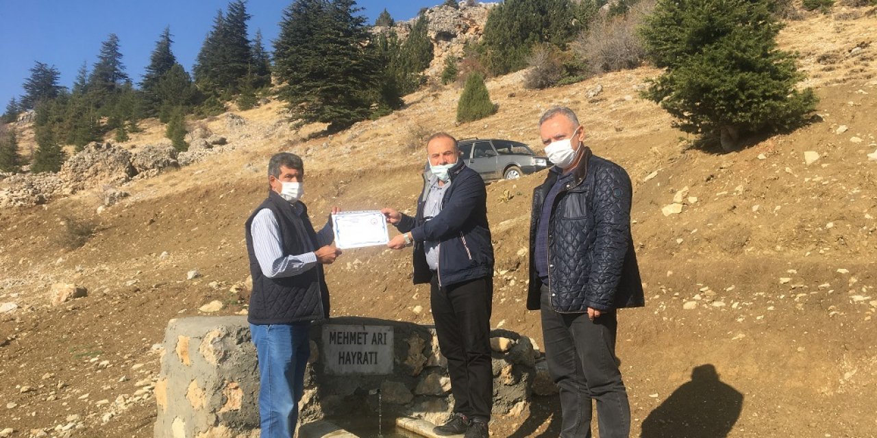 Doğa dostu muhtara KAPAM’dan destek!
