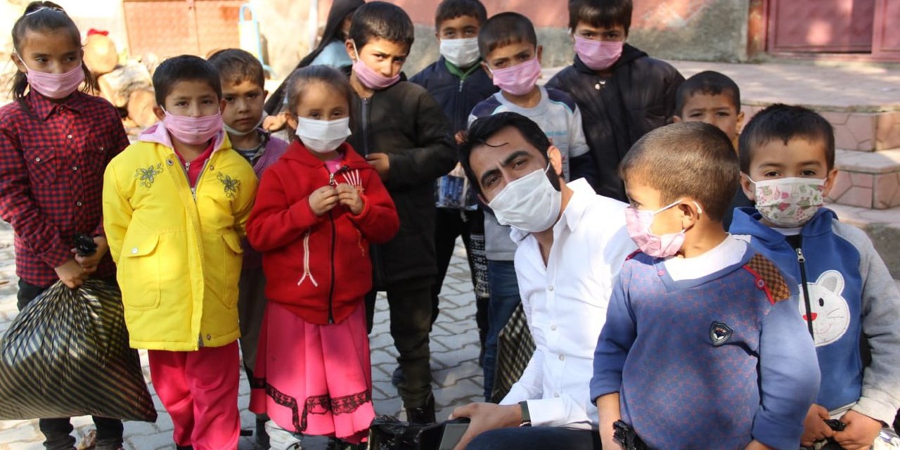 Kahramanmaraş’ta çocukların kanatsız meleği oldu