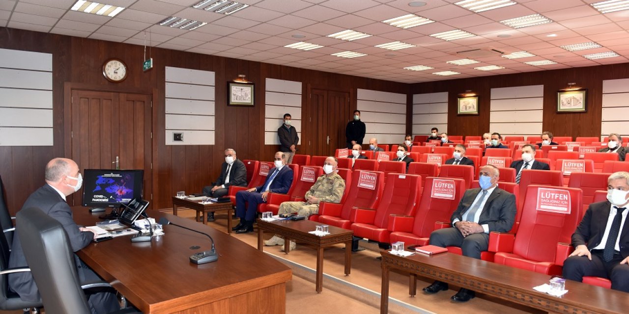 Vali Coşkun Başkanlığı’nda İl Pandemi Kurulu Toplandı