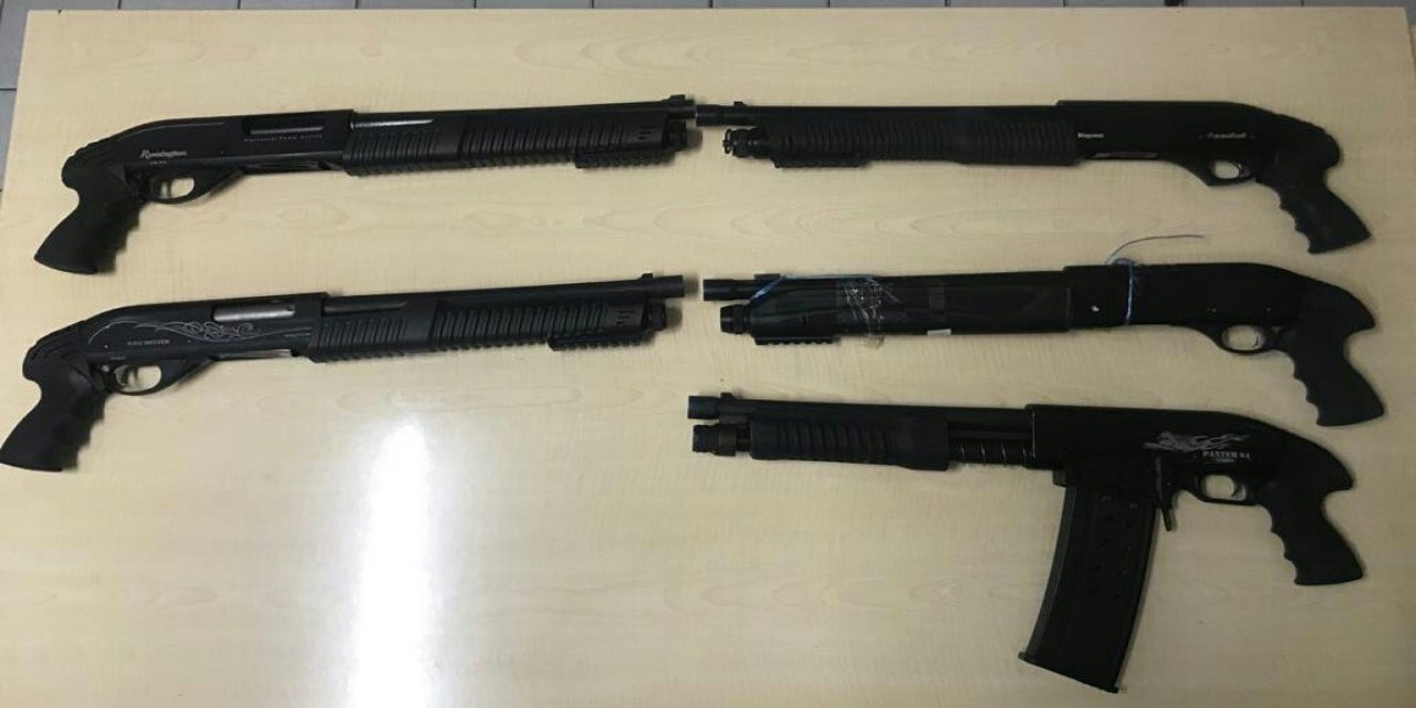 Kahramanmaraş’ta 1 ayda 113 adet silah ele geçirildi