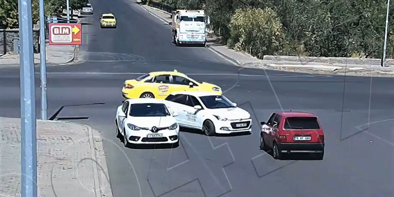 Trafik kazaları kamerada