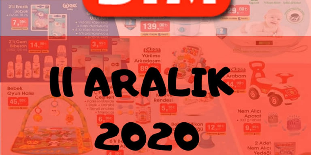11 Aralık BİM indirim katalogları