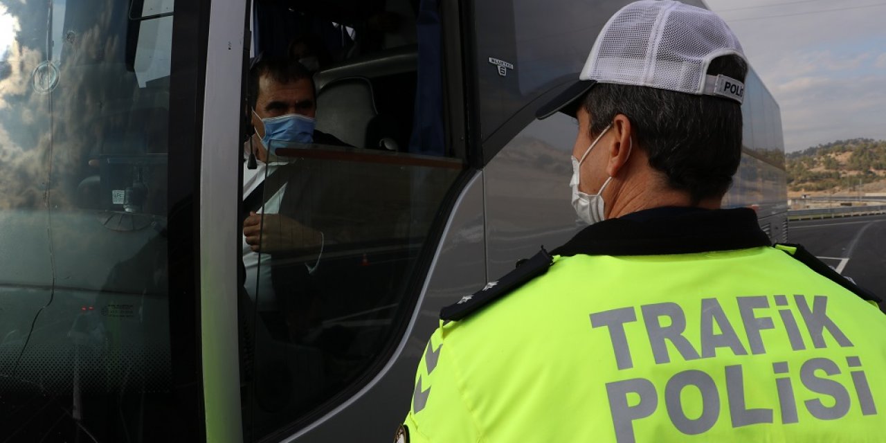 Kahramanmaraş’ta kış lastiği denetimi