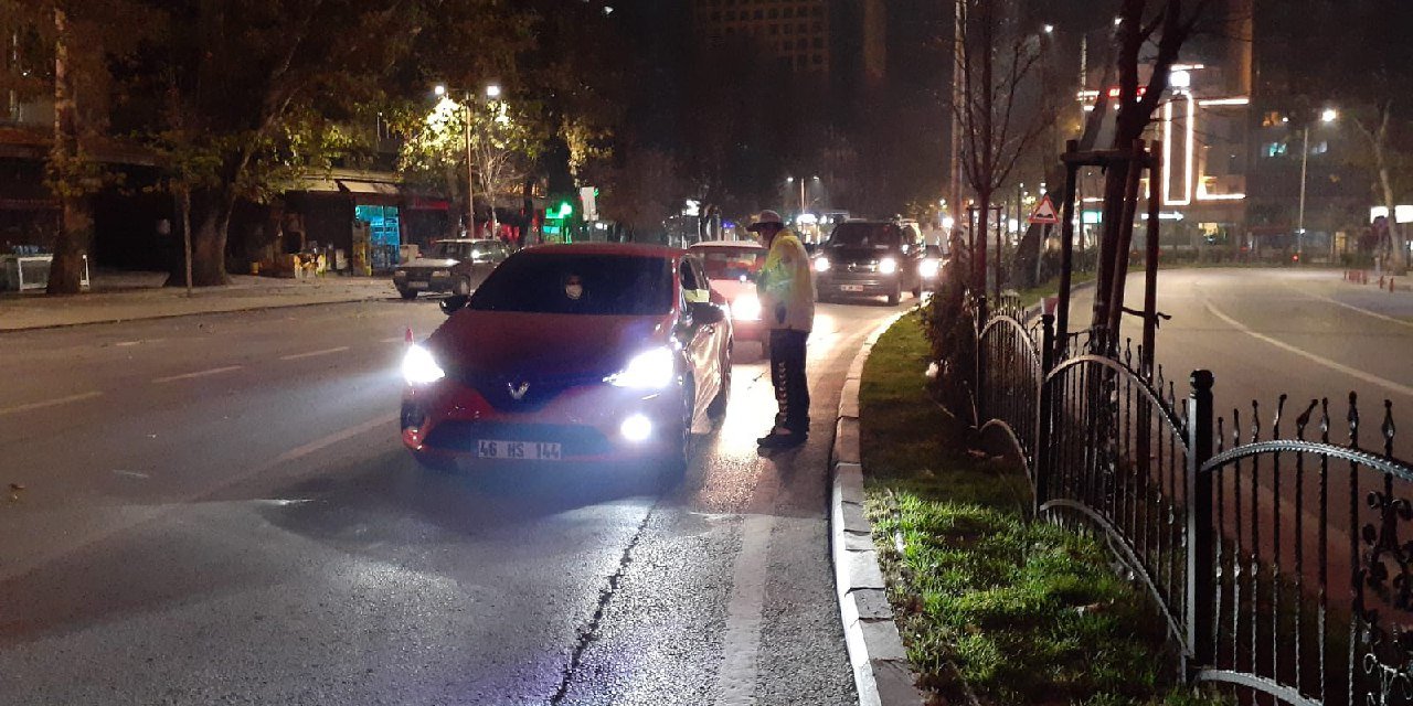 Kahramanmaraş’ta trafik denetimleri sürüyor