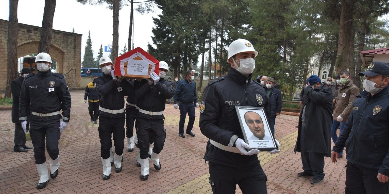 Kahramanmaraşlı polis memuruna son görev