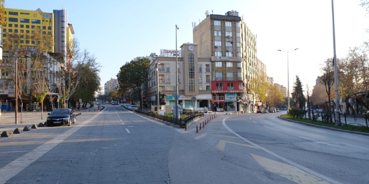 Sokağa çıkma kısıtlamasında Kahramanmaraş...