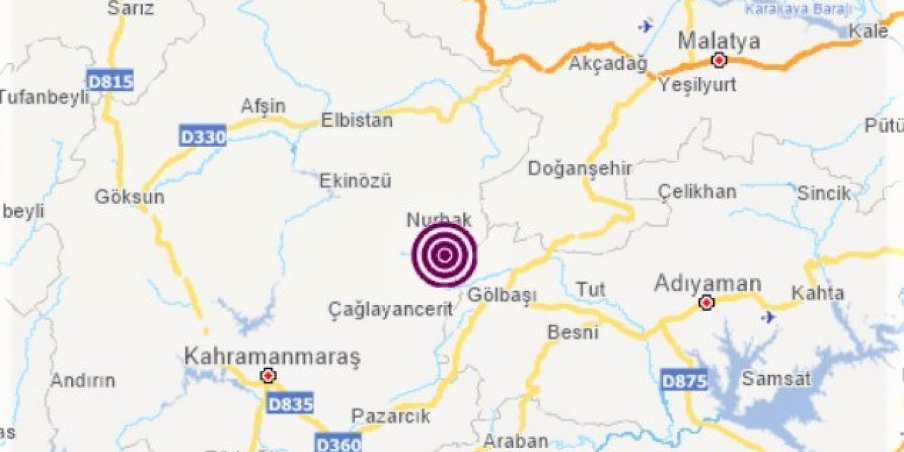 Kahramanmaraş’ta deprem